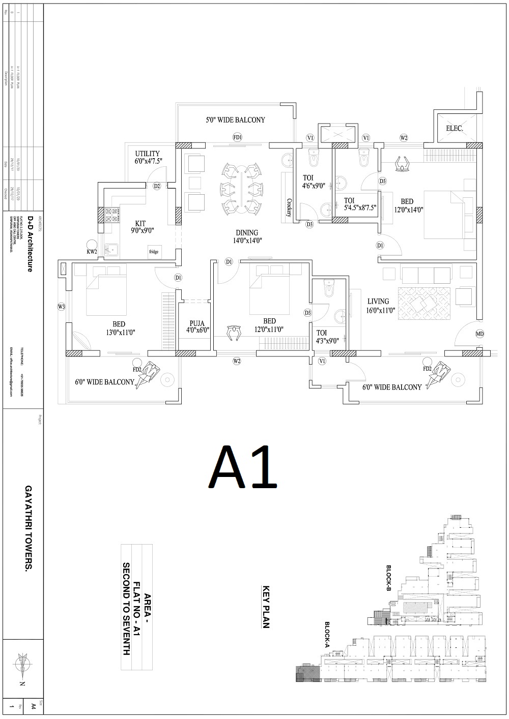 A1 - Tipcal Floor Plan