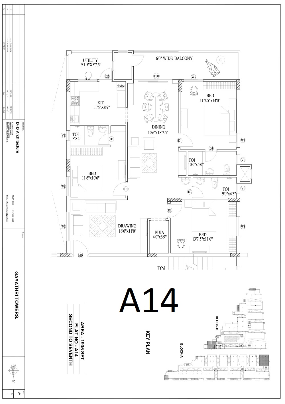 A14 - Tipcal Floor Plan