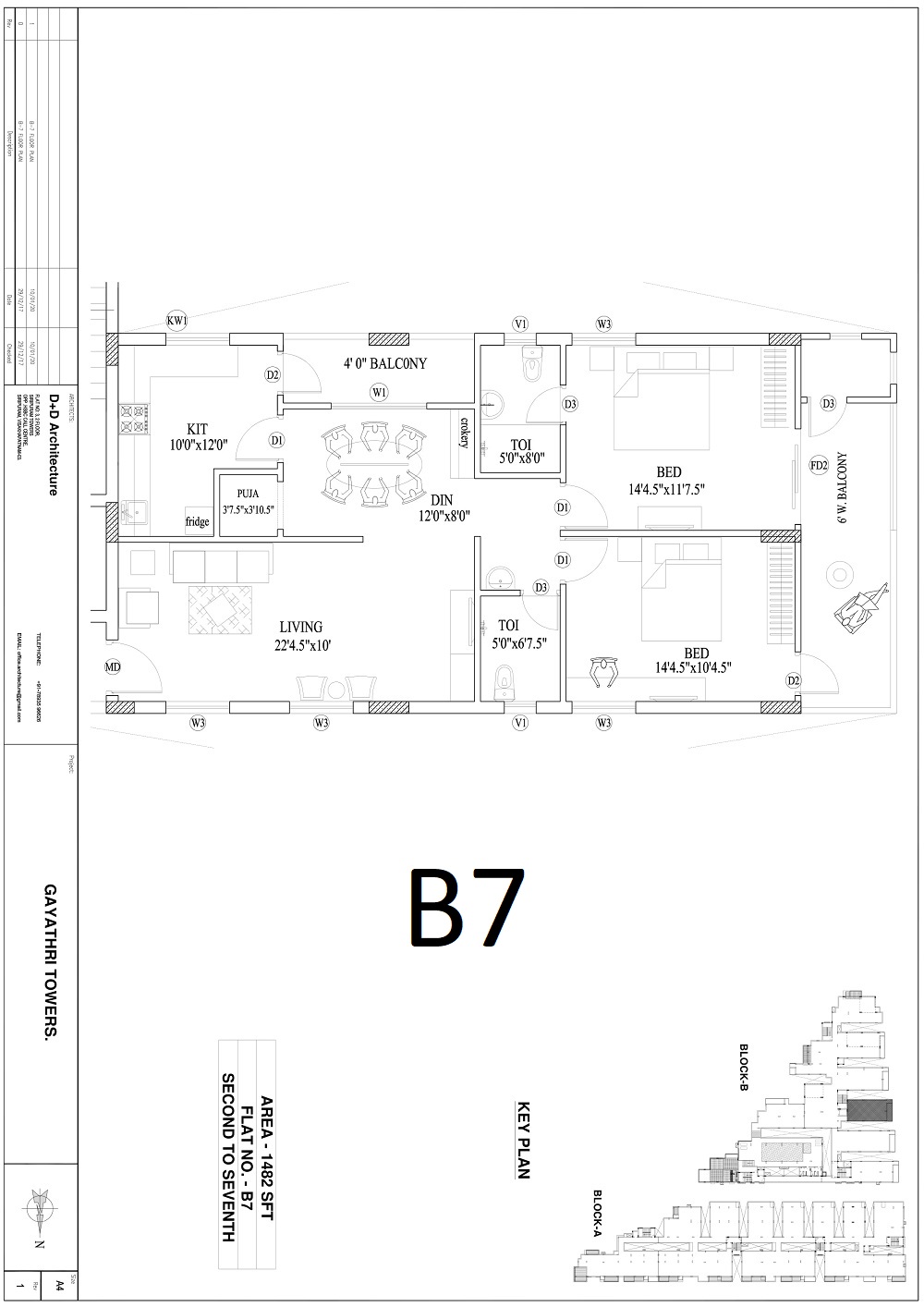 B7 - Tipcal Floor Plan