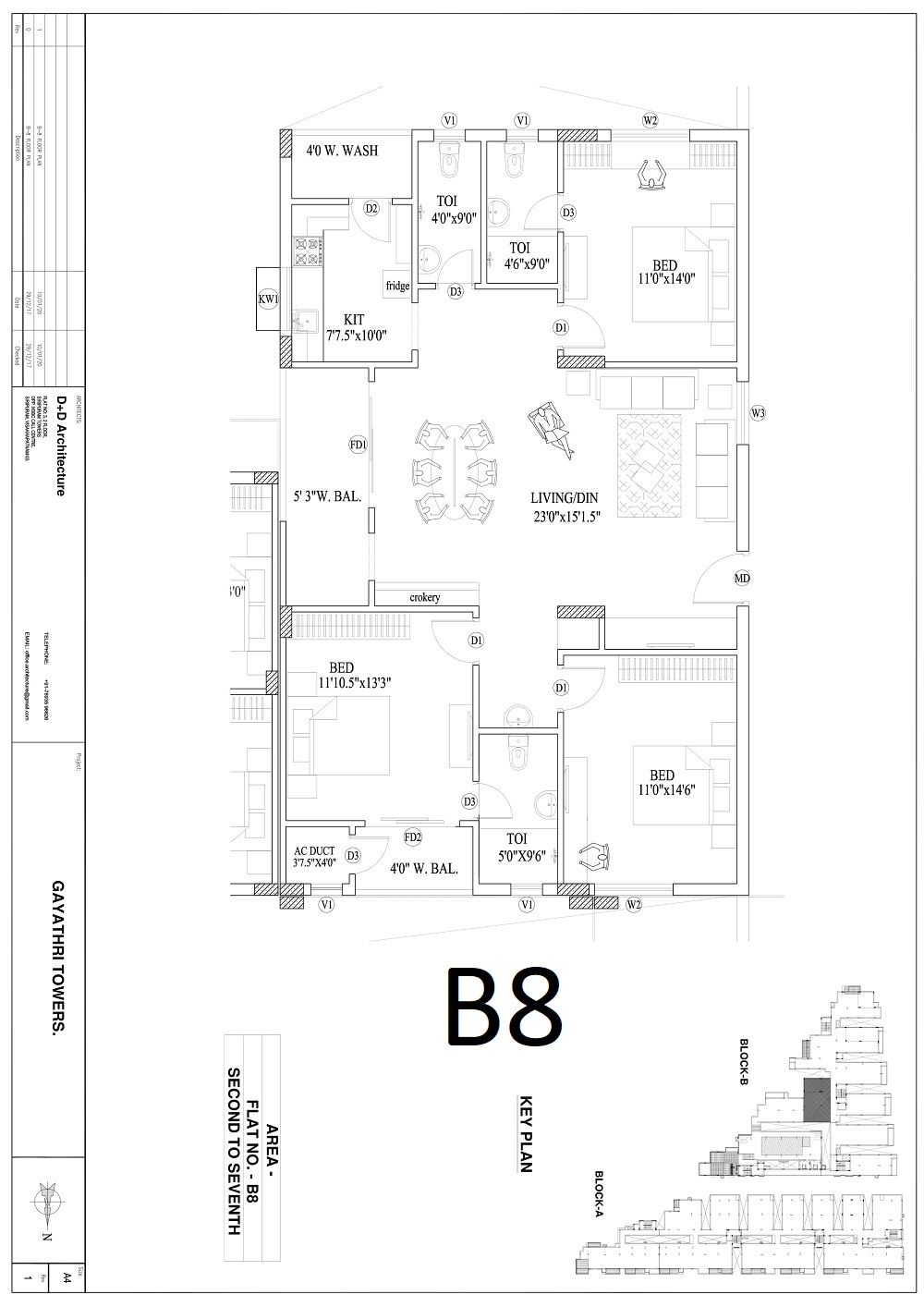B8 - Tipcal Floor Plan