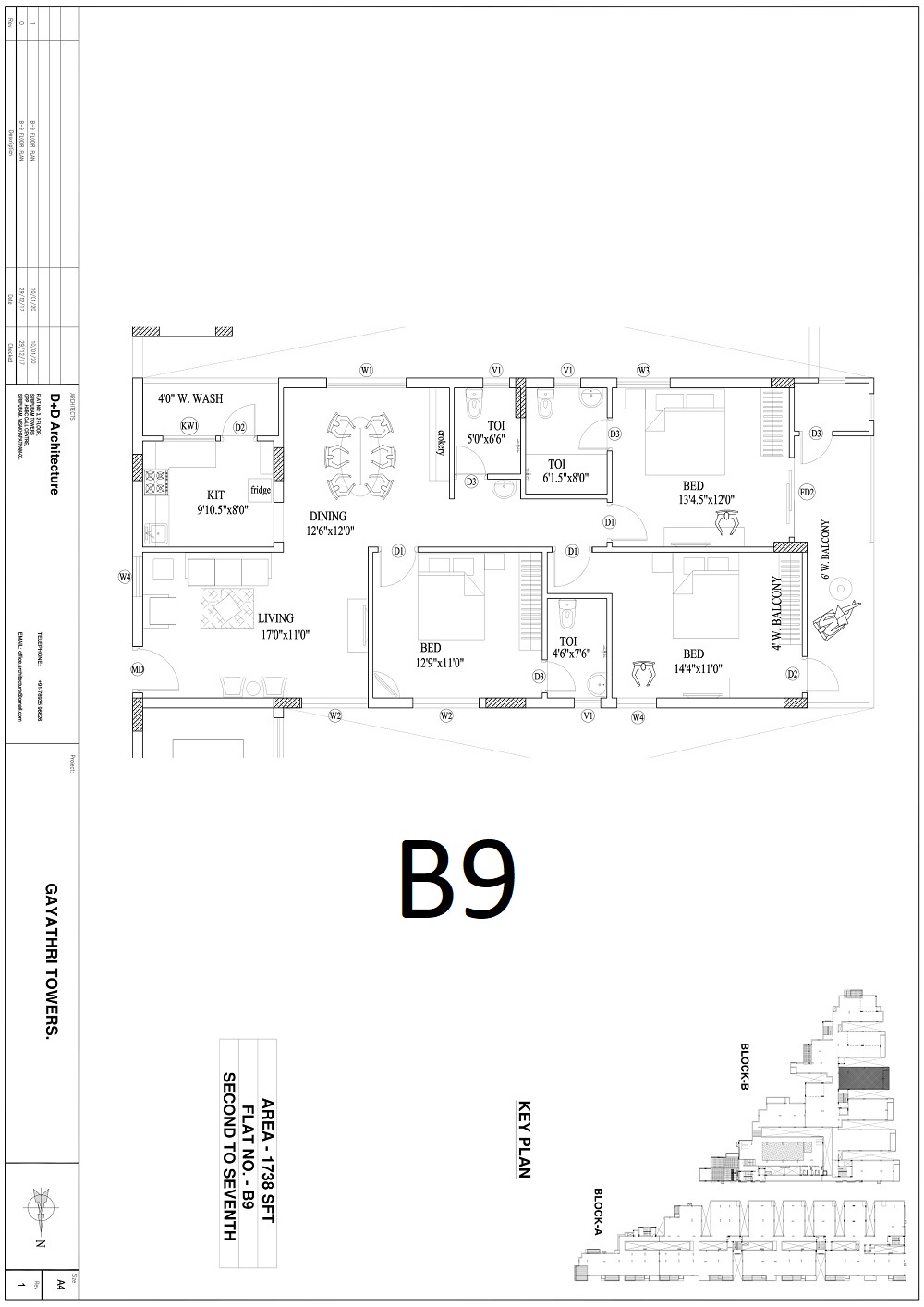 B9 - Tipcal Floor Plan